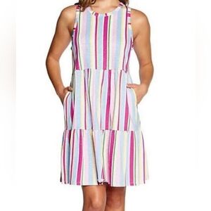 GAP Pink and Blue Halter Sundress Casual